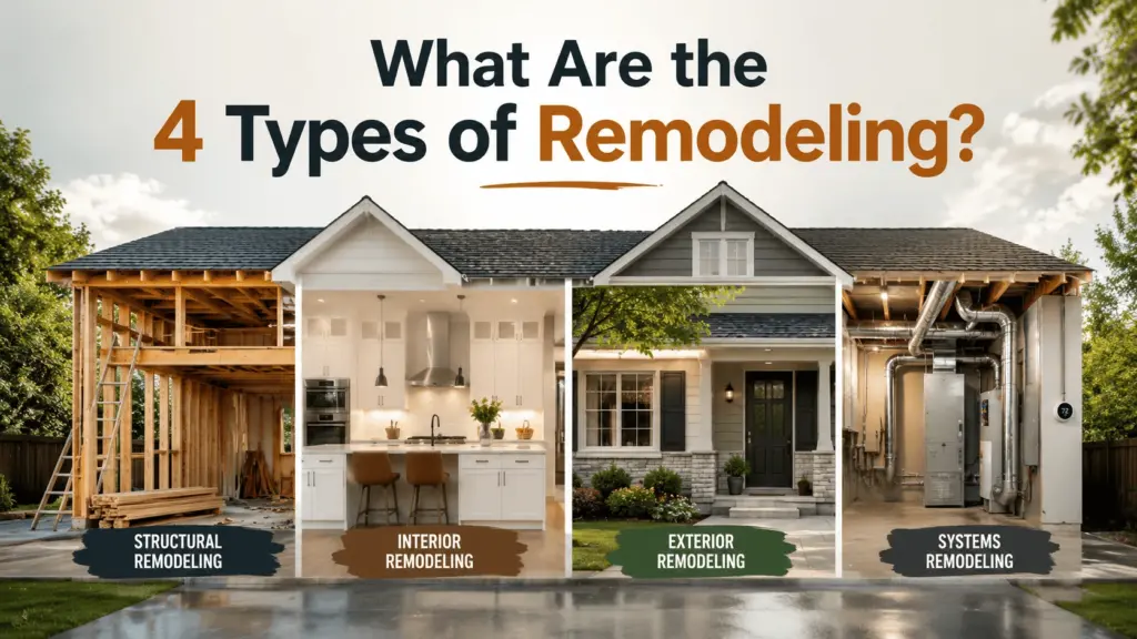 What Are the 4 Types of Remodeling