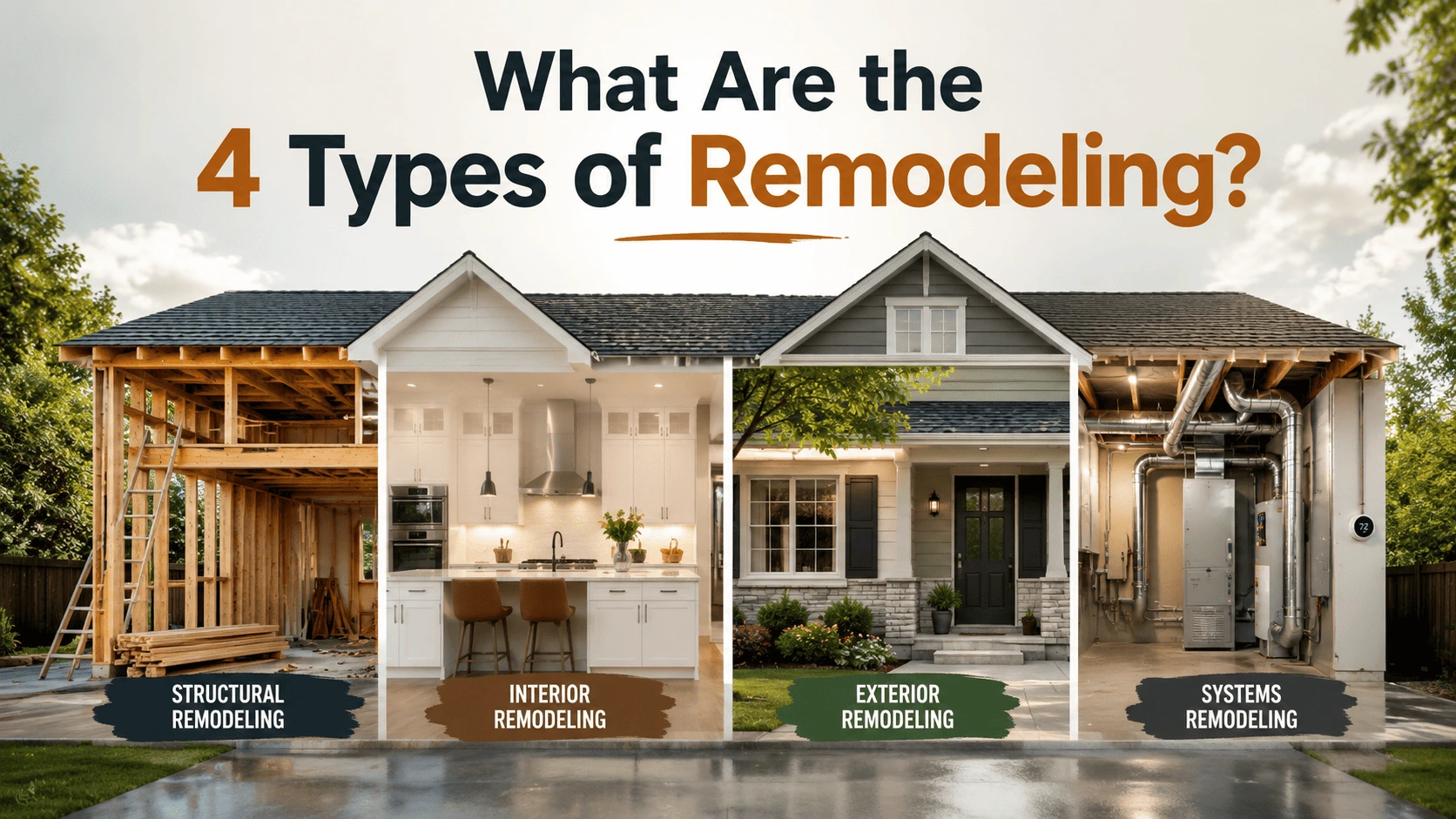What Are the 4 Types of Remodeling